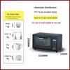 160W Small Tea Set Disinfection Cabinet Mini Desktop UV Sterilizer Household Office Water Glass Disinfection Equipment