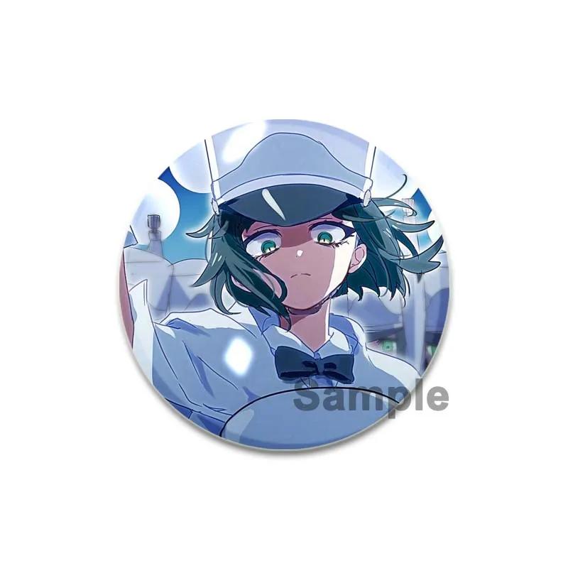 32/44/58 mm Milgram Brosje Haruka Yuno Cosplay Merker Emaljepinner for ryggsekk Klær Mote Smykker Tilbehør Gave
