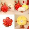 Money Flower Plush Toy With Coin And Dumpling Design For New Year Gift