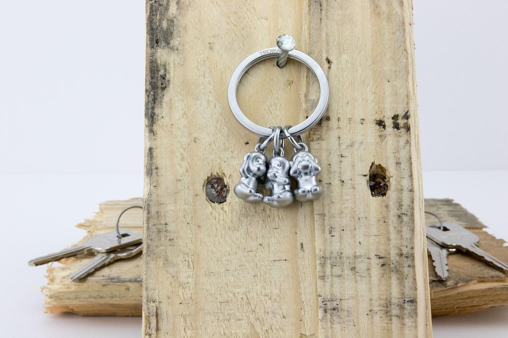 TROIKA Three Monkeys Key Ring TR-KR17-18/MA TR-KR17-18/MA