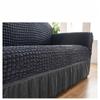 Skirt Hem Sofa Cover 3D Bubble All-inclusive Stretch Cover Dust Cover Non-slip Sofa Mat Slipcovers Living Room Decoration
