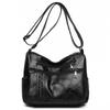New Multi-Layer Soft Leather Women's Crossbody Bag - Fashion Splicing Shoulder Bag, Multi-functional and large capacity design