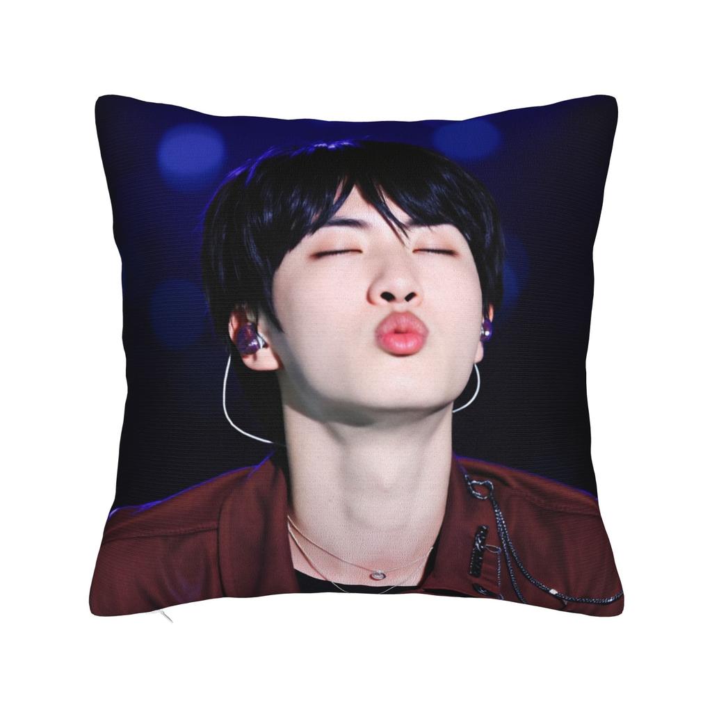 Korean Kpop Style Jinjinjin Cool Boy Pillow Case Retro Trendy Pillow Cover Comfy Pillowcases For Living Room Chair