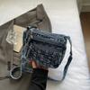 Denim Small Square Bag Women Shoulder Bag