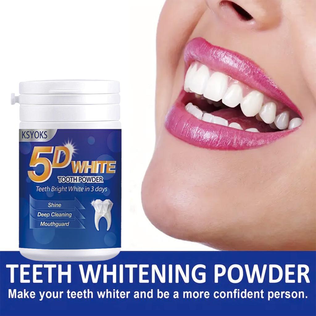Whitening Teeth Powder Can Make Teeth White and Shiny Like Jade Within 3 Days