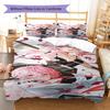 Gasai Yuno Pattern Bedding,Quilt Set Quilt Cover Pillowcase Home Birthday Gift (1 * duvet cover + 2 * pillowcase, without core)