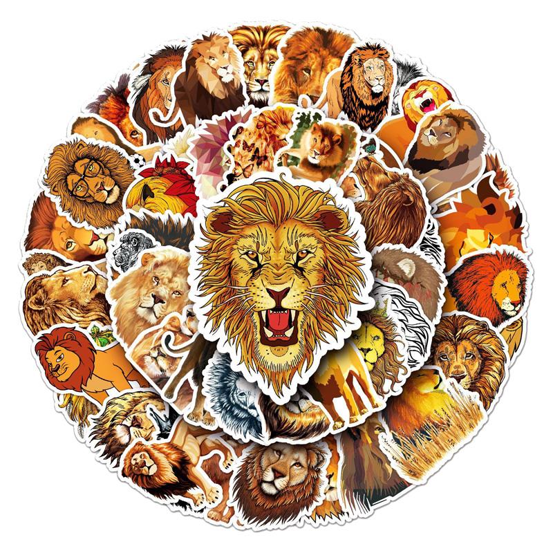 

50 шт. наклейки для скейтборда наклейки Rampage Lion наклейки для скейтборда экстремальные виды спорта наклейки для чемодана гитара кружка блокнот трендовые наклейки разноцветный