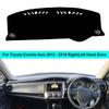 2 Layers Car Dashboard Cover Dashmat Dash Mat Carpet Cape For Toyota Corolla Axio 2012 - RHD LHD Sun Shade Dash Board Cover