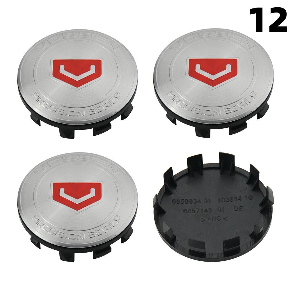 4PCS OD 56MM / ID 53MM Caps On Wheels OZ VOSSEN Emblem Wheel Center Cap Car Logo Wheel Cover Hub Caps Sport Rim Caps