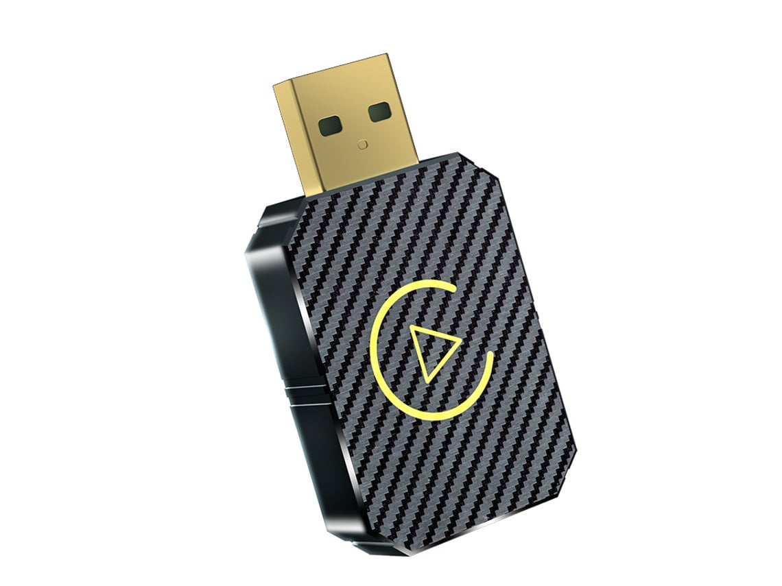 

Plug and Play Carplay Wireless Adapter Gold