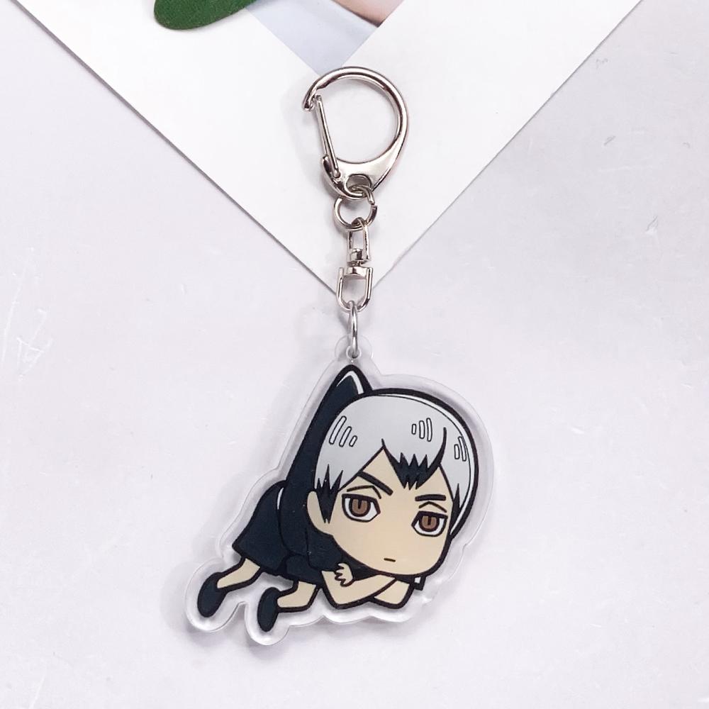 Anime veikėjai Haikyu Akrilinis automobilio raktų pakabukas Aksesuarai Juokingas Kūrybingas Madingas Krepšio pakabukas Kuprinės pakabukas Raktų pakabukas Dovanos gerbėjams