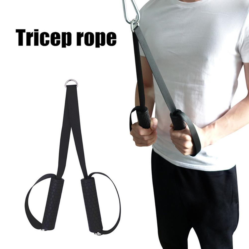 1 Pair Resistance Band Handles Grips Cable Machine Attachments TPR Handles Exercise Pull Up Bar Handle Grips for Home