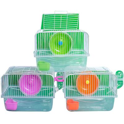 Pet Hamster Cage Luxury House Portable Mice Home Habitat Decoration
