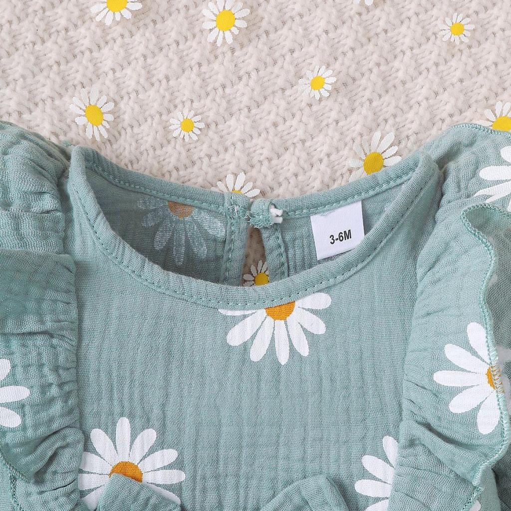 Baby Mädchen Strampler Kleidung Rüschen Ärmellos Neugeborene Body mit Stirnband Herbst Jumpsuit Mode Kleinkind Outfit Anzug
