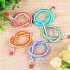 5Pcs/lot 17.5cm Striped Soft HB Pencils for Students Children Funny Bendable Pencil Safety Stationery Office School Supplies