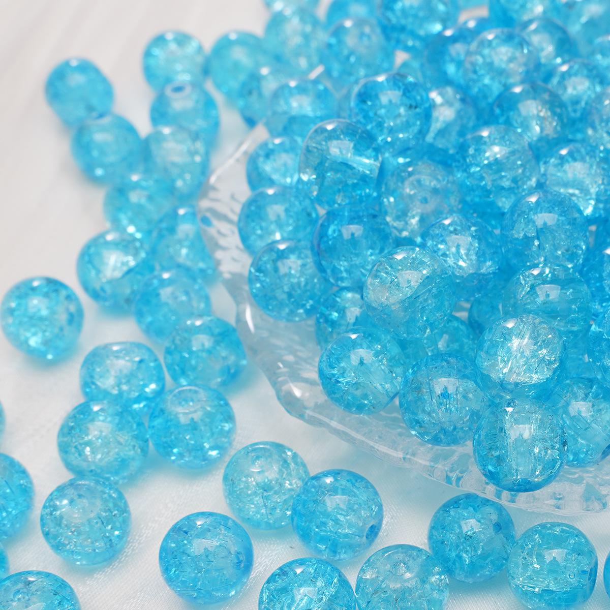 

Стекло Дуплекс Взрыв Кристалл Кракле Бусины Ручной Работы Бисероплетение Материалы Браслет Ожерелье Глазурь Бусины Рассыпчатые Сломанные Бусины Бусины для Изготовления Ювелирных Изделий 8mm About 200 pieces