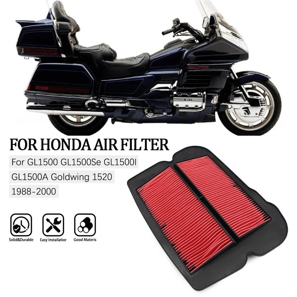 Motorcycle Engine Air Filter Air Intake Filter Element Fits Honda GL1500 Goldwing GL 1500 SE 1988-2000