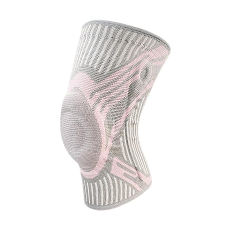 

AntiSlip Knee Brace Support Kneepad Sleeve With Silicone Grip AntiSlip Dot Perfect For Gym Outdoor Activities Running розовый