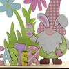 Bunny Easter Decoration Spring Yee Ornaments Wooden Tabletop Ornament Hanging