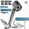 Handheld Shower Head Set with Booster Sprayer and Bathroom Holder