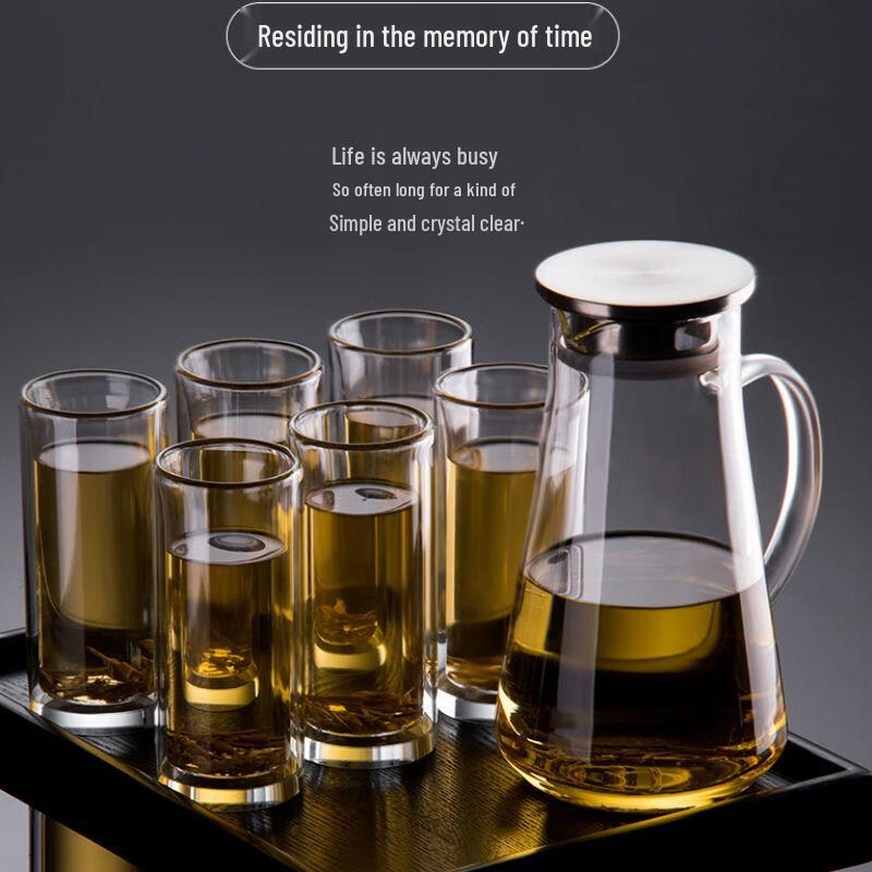 Handun Double Wall Glass Teaware Set