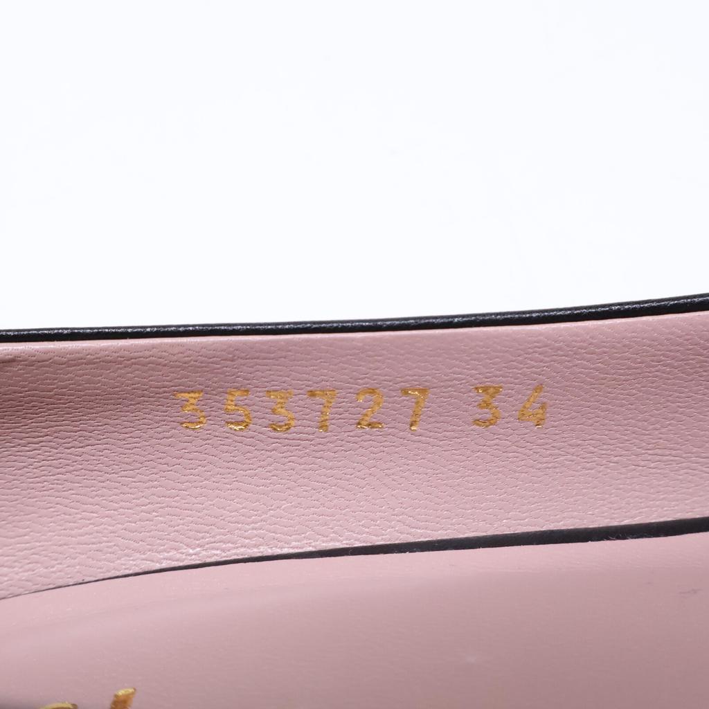 GUCCI 353727 Studs Pumps/ shoes 34 blackUsed