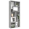 Vidaxl Bookshelf, Sonoma Oak Grey, 67X24X161 Cm