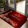Happy Christmas Sparkling Star Pattern Door Mat Is A Wonderful Christmas Gift Mat That Home and Christmas Decoration Doorways