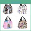 Large Capacity Taylor Swift Insulated Lunch Bag Stylish And Portable Design For Food Storage