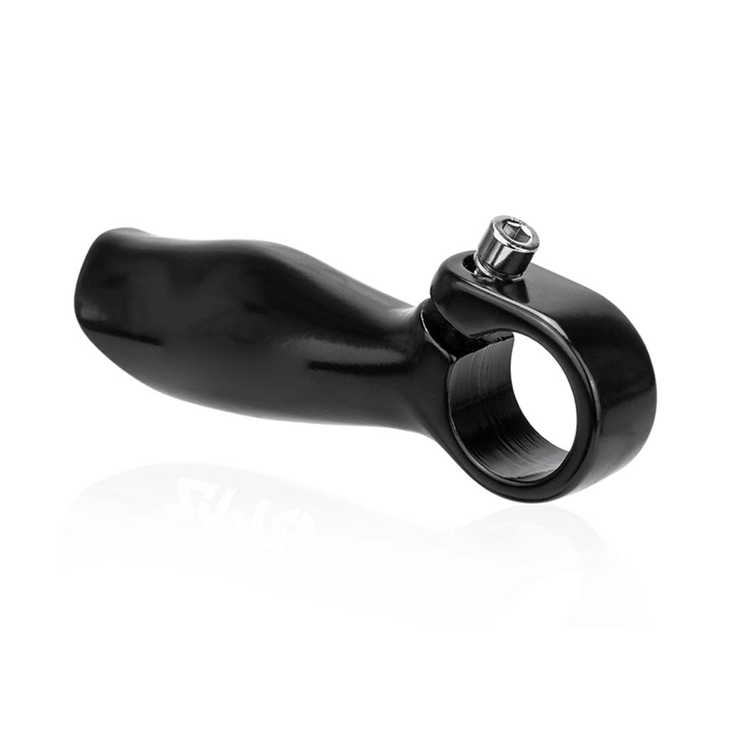 Handlebar Ends, Aluminum Alloy Handlebar Ends for and on Road, Ergonomic Design, sy to Install, Fits 22.2mm Handlebars