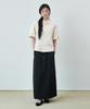 GLW [W] Sweat Long Skirt Black