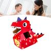 Papierové kostýmy hlavy dinosaura Hračka DIY Nositeľné Interaktívne Kartónové Kostýmy hlavy dinosaura pre