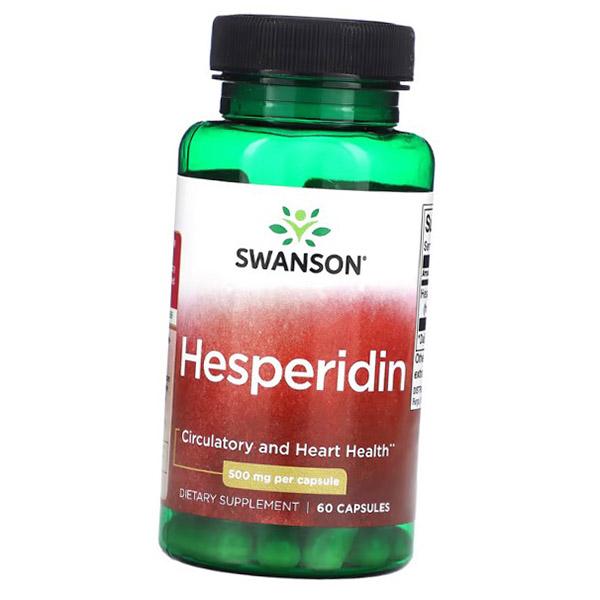 

Гесперидин з шкірки померанця, Hesperidin 500, Swanson 60капс (71280383) 60caps