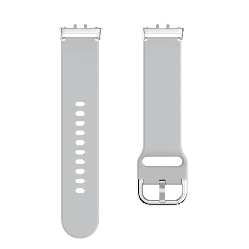 Skin-Friendly Band Fit for Samsung Galaxy Watch Fit 3 Soft Silicone Colorful Buckle Strap for Samsung Galaxy Watch Fit 3