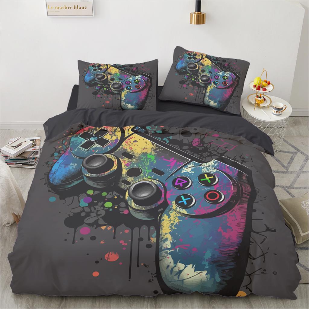 Game Series Duvet Cover King Twin Queen Double Size Kit 3D Printed Pillowcase  New Wholesale Colorful Bedspread