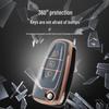 Key Case for Ford 2013-2019 Kuga & 2012-2018 Focus with Gold Trim