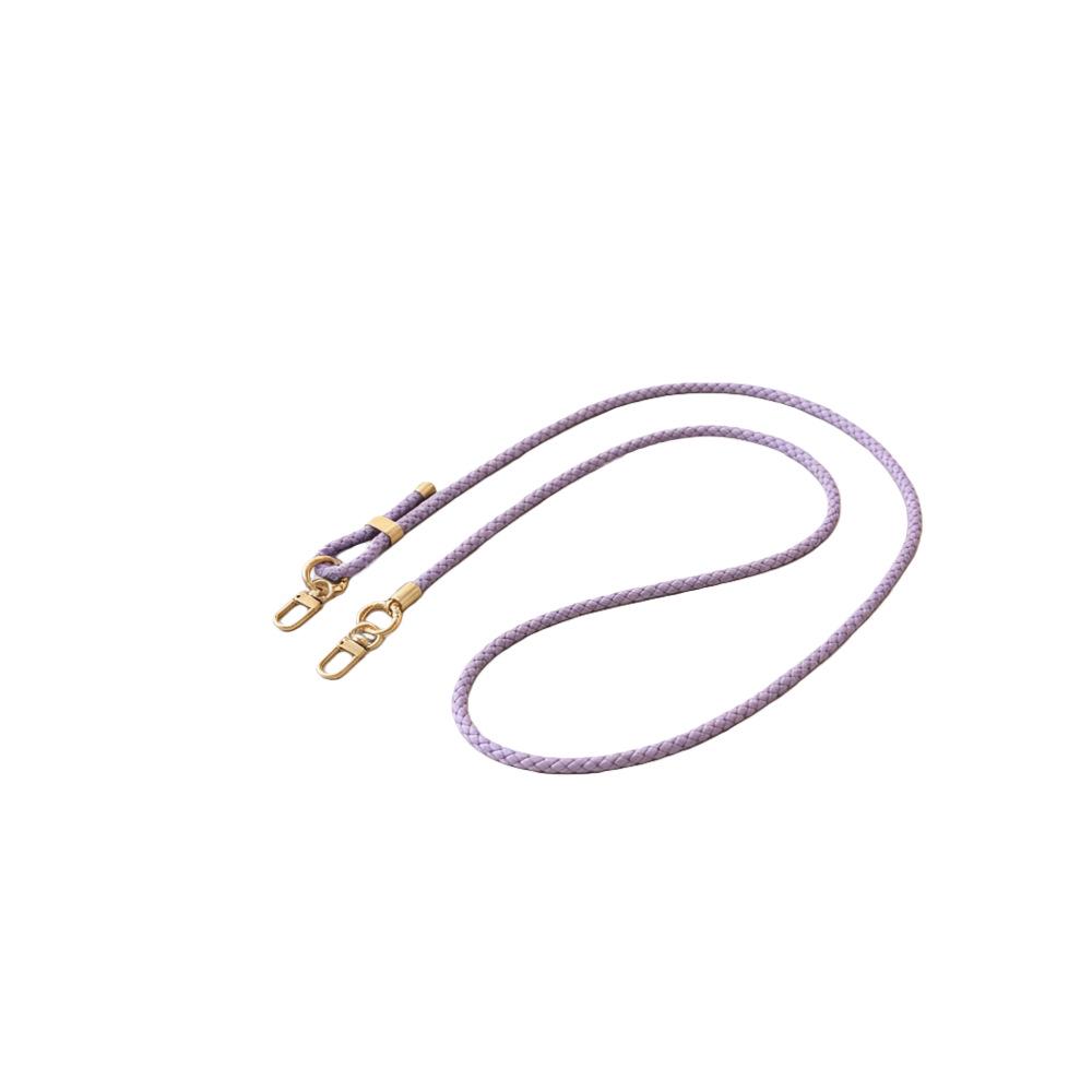 Verstellbarer geflochtener Leder-Umhängegurt & Schlüsselanhänger-Anhänger für Handy-Lanyard