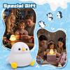 1PC Penguin Baby Little Penguin Night Light Patting Light USB Rechargeable Atmosphere Creative LED Light Household Goods