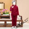 Homewear women's three-layer thickened pajamas winter clothing velvet padded set