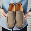 Fashion Brand Daily Commute Men Casual Shoes Suede Leather Men Party Wedding Loafers Shoe Non-slip Outdoor Moccasins Driving Flats Shoes
