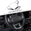 Inner Steering Wheel Trim Panel Cover Trim for Ford F150 21+ Chrome Accessories