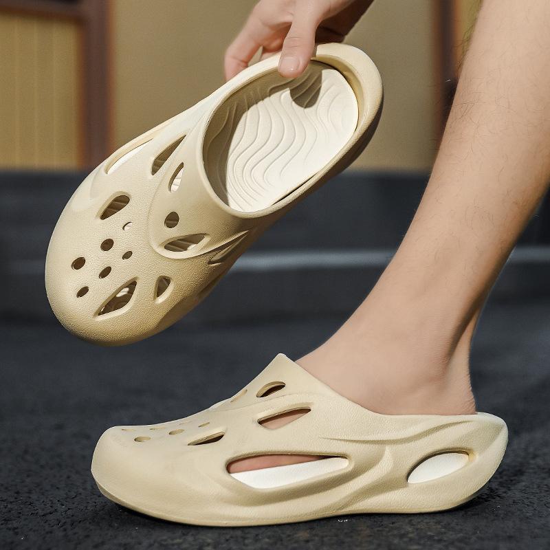 

Нові пляжні тапочки з подвійним кольором на платформі 45