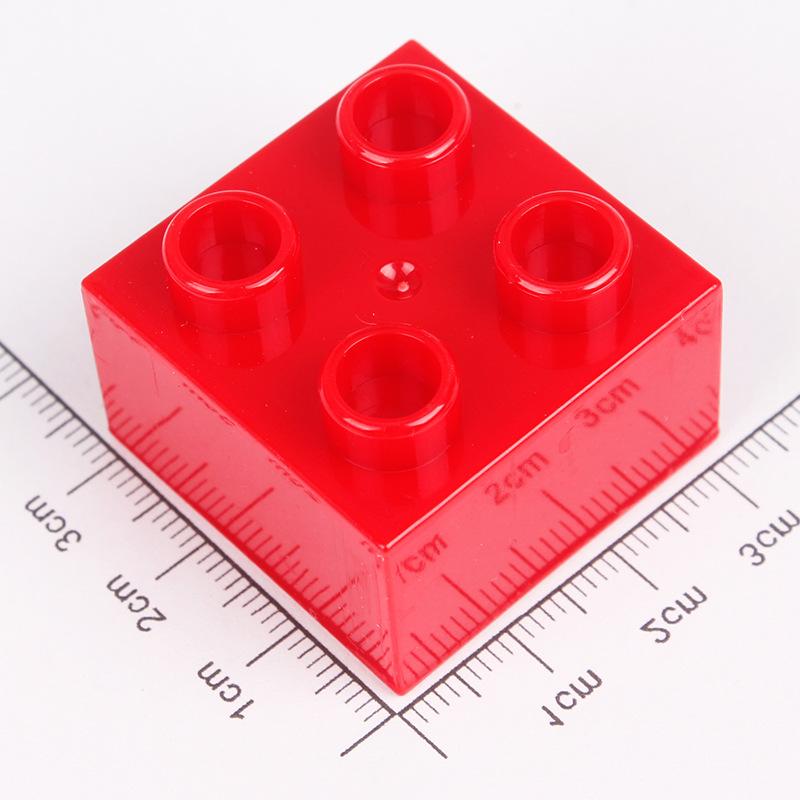 

12 шт. DIY Большие Строительные Блоки Кирпичики 2x2 Большого Размера Кирпичики Игрушки Для Образования Детей Подарки Детям