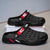Men's Summer Non-Slip Closed-Toe Plus Size Clogs - Wear-Resistant Beach Sandals