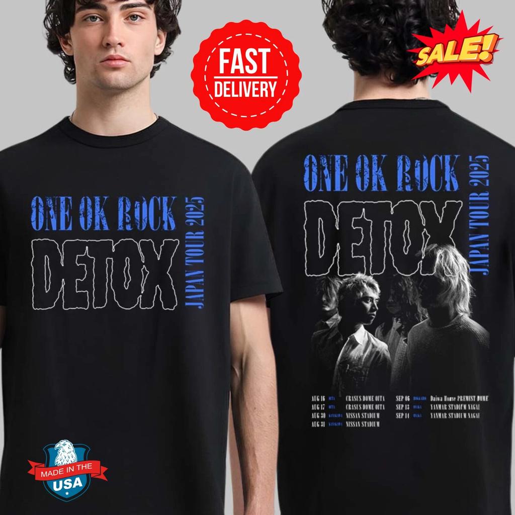 One Ok Rock Detox Japan Tour 2025 Tour Dates Two Sides Essential T-Shirt