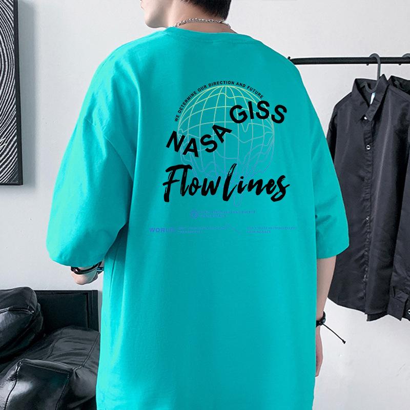 Men's Oversized Drop Shoulder T-Shirt 100% Cotton Streetwear Instagram Style