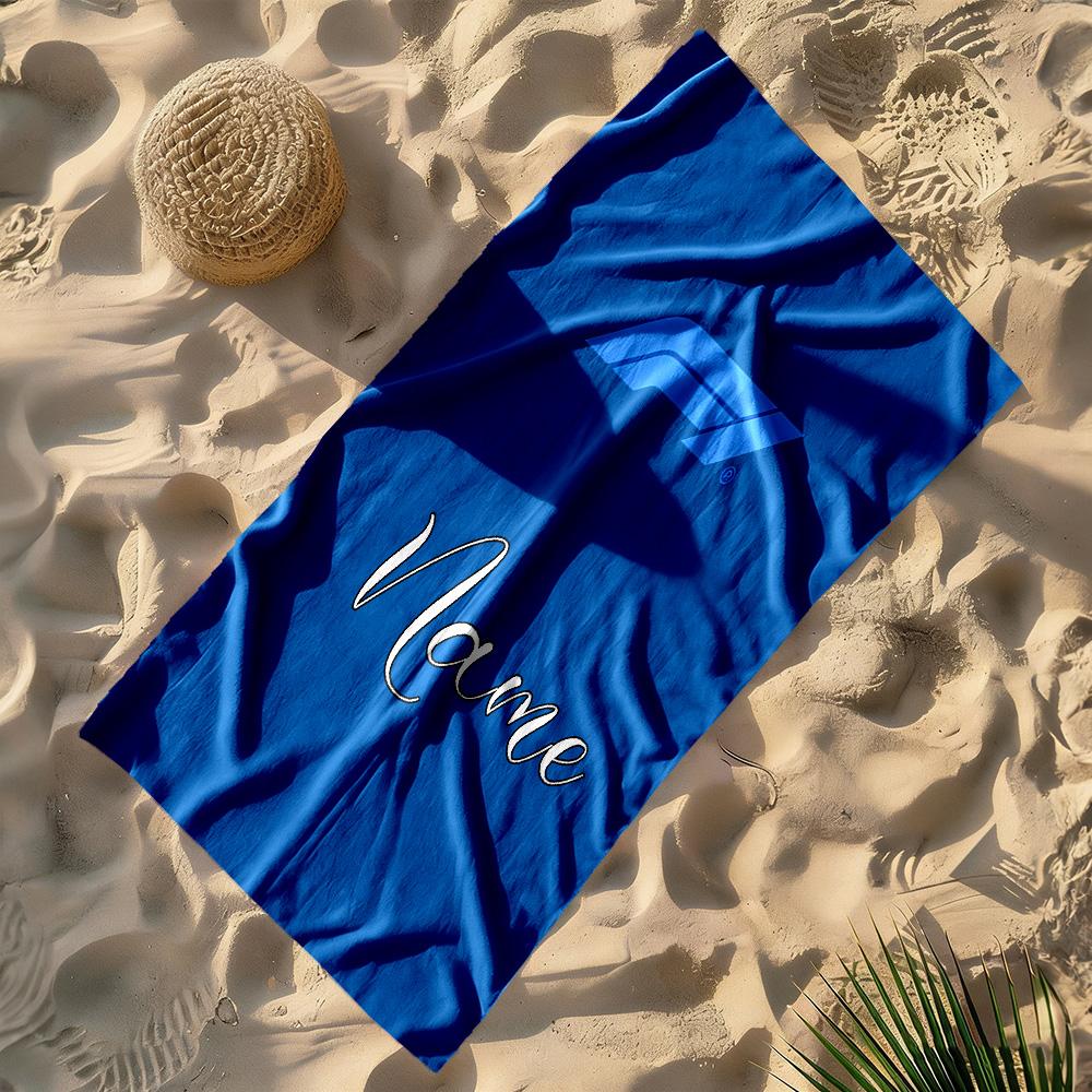 F1 Dreams Customize Your Name Beach Towel Soft Durable Quick-Dry Ideal for Travel Outdoor Swim Pool Yoga Surf Camping Hiking Gym Gift Holiday