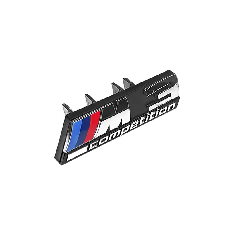 3D Car Front Grille Badge Emblem Buckle For BMW M Power Thunder M1 M2 M3 M4 M5 M6 M7 M8 F48 G01 E84 F30 G11 G07