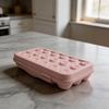Äggskyddsfodral Bärbar Äggförvaring Effektiv Äggarrangemang