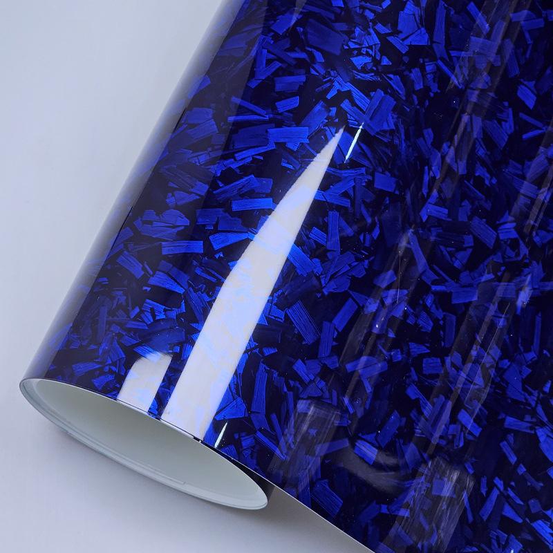 Koolstofvezel Steen Auto Stickers, Imitatie Koolstofvezel Kleurveranderende Interieur Achteruitkijkspiegel Stickers Volledige Body Auto Folie